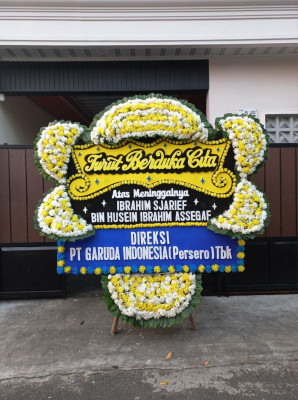 Papan Bunga Duka di Kalibanger